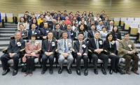 Group photo of guests attending the plaque unveiling ceremony in Hong Kong